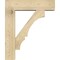 Ekena Millwork Balboa Block Rough Sawn Bracket w/ Offset Brace, Douglas Fir, 8"W x 30"D x 36"H BKT0806X30X36BOA05RDF - alternate 3
